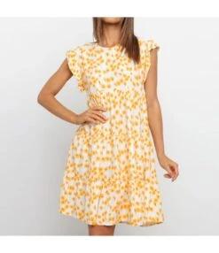 Women Fashion Floral Print Ruffle Short Sleeve High Waist Wholesale A-line Dresses SD184083 -DivaLook Shop 016c9bc3 fd80 4a19 86cb fbb705ecbabb 2cacb989c4b93a4af120771e2113f9a1