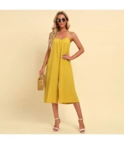 Women Spaghetti Strap Sleeveless Plain Color Wide Leg Wholesale Jumpsuits SJN580508 11 Women Spaghetti Strap Sleeveless Plain Color Wide Leg Wholesale Jumpsuits SJN580508 -DivaLook Shop 01aa6f7d 085d 4485 9d9d 1f7465bd1112 d56d352ce06d711430d1d59f990f8d72