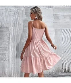 Women Plain Sleeveless Spaghetti Strap V Neck Pleated Wholesale Swing Dresses SD580171 13 Women Plain Sleeveless Spaghetti Strap V Neck Pleated Wholesale Swing Dresses SD580171 -DivaLook Shop 03b751fd c0c3 4b02 90ef 48a3c9639271 632b9d09e20b52492c0339a0e7b4672a