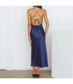 Fashion Sexy Slim Cross-Tie Dress Solid Color Backless Wholesale Dresses SDN560134 -DivaLook Shop 079bdc3a 2737 42b6 a424 9b469968ad13 563f3c60a3a2c2138ab666a9081b34b3
