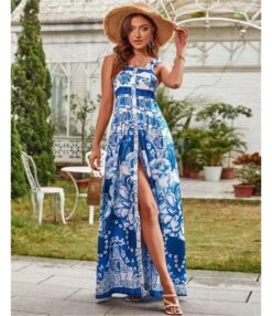 Floral Print Sundresses High Waist Sling Slit Swing Dress Resort Wholesale Maxi Dresses SDN532860 -DivaLook Shop 0b3c31ce a730 46d9 85d7 1178231ccb51 12d9080b45c7ac618cafb20a83723811