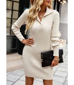 Casual V-Neck Lapel Mini Dress Single-Breasted Long Sleeve Bodycon Wholesale Dresses SDN562274 -DivaLook Shop 0bd69555 d8a2 4593 b2ba 260a4cb8ab23 1b610c33afd0807616cfacf2850055cf