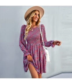 Casual Round Neck Print Long Sleeve A-Line Dress Wholesale Dresses SDN562592 -DivaLook Shop 0d5a2777 f4ba 44ce 87bb 16c1137f8dcb 360b3bdc3bb101d8f1cdc38ee8777cdc