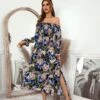 Full Sleeve Midi Bohemian Dress For Women St. Patrick'S Day SD191079 -DivaLook Shop 170e8282 3914 4716 81a2 5c3b1e1bb91d 95AFF43EEEACBCCD95782172FB434024