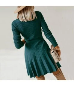 Sexy Deep-V Long Sleeve Knit Pleated A-Line Dress Wholesale Jersey Dresses SDN536048 -DivaLook Shop 1b57bd85 cd1d 458e 9f12 7beff19546ec O1CN01LJ0QeV1wQMllvrgh0 2455536302 0 cib