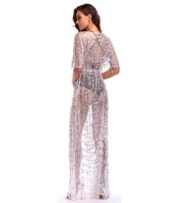 Tassel Sequins Sheered Dress -DivaLook Shop 200916091 4