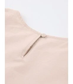 Puff Sleeve Round Neck Solid Loose Dress 210728917 -DivaLook Shop 210728917 9