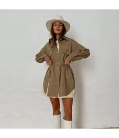 Retro Long-Sleeved Stitching Contrasting Color Niche Shirt Dress Wholesale Dresses SDV463855 -DivaLook Shop 228b929a f8f4 4d6e bf84 9039361021ee 6f91c3a8a41f8b4300b2b5e5a0c71a98