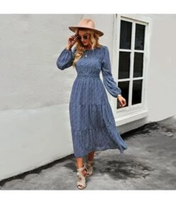 Floral Print Casual Nipped Waist Swing Smocked Dress Wholesale Dresses SDN536741 -DivaLook Shop 244a884b 9057 4f92 93b8 9722c92f4ac5 4fae62b798e9c8ab1a92117bfca01f01