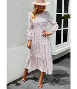 Floral Print Casual Nipped Waist Swing Smocked Dress Wholesale Dresses SDN536741 -DivaLook Shop 2ba28058 6e69 46fc af5d 73b764cd7146 d6511e7236347a0b9033374b0e93e2b7