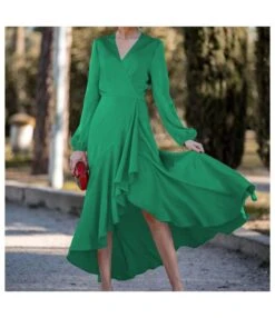 Irregular Ruffled Fashionable Long-Sleeved V-Neck Maxi Dress Wholesale Dresses SDV464122 -DivaLook Shop 2faa3b12 3515 4197 b13c 9e6f15168404 338f7717c95238251bdfa59983d9522f