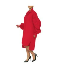 Solid Button Down Lantern Sleeve Irregular Shirt Dress SD080177 -DivaLook Shop 31b9f862 c5b8 473e 8a24 0fc9173892bf 5A4D5D7DDB0C3768FD7C3AC95C8A3EB6