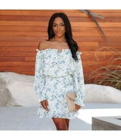 Chiffon Sexy Off Shoulder Floral Dress Long Sleeve High Waist Wholesale Dresses SDN561300 -DivaLook Shop 3a08f4b7 9438 404b 9b24 765ee1ed88cc O1CN01w5xhH71OfIkg90G2J 2223191732 0 cib