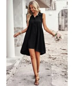 Sleeveless Solid Color Lapel Irregular Hem Tank Dress Wholesale Dresses SDN539519 -DivaLook Shop 3c7e42d2 324c 472a af9c cdd77855cdaa 5856097fc0ff0e38746422ffde23f94a