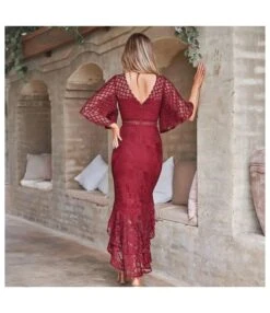 Solid Color Flare Sleeve Lace Slim Elegant Ruffled Fishtail Prom Evening Dress Wholesale Dresses SDN533602 11 Solid Color Flare Sleeve Lace Slim Elegant Ruffled Fishtail Prom Evening Dress Wholesale Dresses SDN533602 -DivaLook Shop 46210e68 6860 460d b829 86fefbb80778 d9bcc9051f9021366fbd373c09e8217b