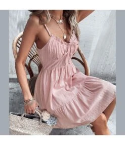 Women Plain Sleeveless Spaghetti Strap V Neck Pleated Wholesale Swing Dresses SD580171 12 Women Plain Sleeveless Spaghetti Strap V Neck Pleated Wholesale Swing Dresses SD580171 -DivaLook Shop 48873ec9 b53b 4a4a 928c 1750e9fc9c02 36ea052826b9bcb681e6675e3c40aada