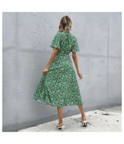 Women Fashion Ruffle Sleeve V Neck Tie Waist Wholesale Floral Dresses SD203712 -DivaLook Shop 488ddcd6 ccc4 47b1 8880 a4f6d943feac 63DFEDB3B9CB62362B1CA377517E544F