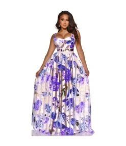 Fashion Interval See-Through Floral Print Slip Swing Dress Wholesale Maxi Dresses SDN535415 -DivaLook Shop 4f150f12 2d99 411f a65e 2e8047d624d1 494c13bdac0fd167a40f67f2ec58e1c1