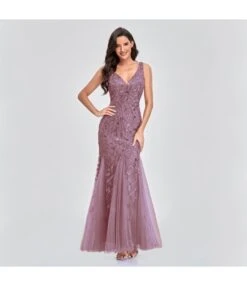 Sexy V-Neck Leaf Embroidered Sequins Slim Fishtail Prom Evening Dress Wholesale Maxi Dresses SDN535240 -DivaLook Shop 506ee928 48cf 4382 b8b3 070ff25f5926 80394f169b83870cd68b0365bb9ac346