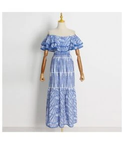 Gorgeous Double Layer Ruffle Embroidered Cutout Vacation Dress Wholesale Maxi Dresses SDN536917 -DivaLook Shop 565cc736 7106 4372 a22a 6894cc39b014 4b0d36002c337413700bd63e9c2eb423