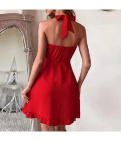 Women Sleeveless Deep V Neck Solid Color Ruffle Hem Wholesale Wrap Dresses SDN580806 -DivaLook Shop 5a0b70c9 72ef 41d6 a116 429996aaedc2 3f43a58d21a364d0f7603431a861dc8d
