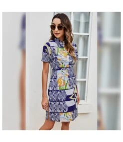 Summer Short Sleeve Fashion Printed Pullover Wholesale Ladies Shirt Dress Casual SD183630 -DivaLook Shop 693364d9 387c 444a b7d7 4629ae68feb4 9bd24caf7d3bd06b05d4ae3c7c1f4eb0