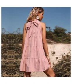 Women Fashion Sleeveless Bowknot Pink Wholesale Mini Dresses SD168426 -DivaLook Shop 6cb4fbaf b67b 4390 873c c01508deb671 ec7aee51b31bafa9bf8c4dbbfeef1d8a