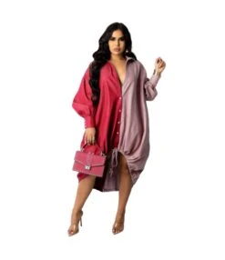 Colorblock Loose Iong Sleeve Rregular Denim Shirtdress Wholesale Shirt Dresses SDN535416 -DivaLook Shop 6d289900 9a42 4dfe be9b 9335878278f5 2964efce1a6b5208d19a55cc7b20301a