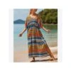 Geometric Print Tie-Up Waist Casual Loose Beach Blouse Resort Beachwear Cover Up Wholesale Maxi Dresses SDN533174 -DivaLook Shop 6e6af635 ef6f 4d76 ac11 efcdfe6661c7 7f6c6b7c1585df5348260eb769269ac4