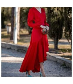 Irregular Ruffled Fashionable Long-Sleeved V-Neck Maxi Dress Wholesale Dresses SDV464122 -DivaLook Shop 6e7d8035 43b0 41c7 9251 c767f93bc899 0742e7b10b58ba6c3462a2c165ad9f9f
