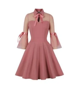 Solid Color Mesh Stitching Elegant Vintage Dress Wholesale Dresses SDN535477 -DivaLook Shop 8197965a 8b3e 4a2d 9b7d 042f3a955bf9 693437c71ce235bda5f63bab439979ff