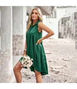 Sleeveless Solid Color Lapel Irregular Hem Tank Dress Wholesale Dresses SDN539519 -DivaLook Shop 874e0513 81c2 408f beaf eac19680ad53 6eebc237490445c537a74092d163893c