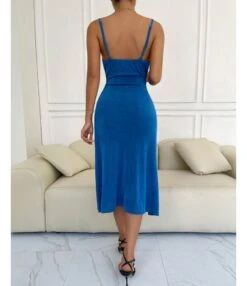 Sexy Suspender Midi Dress Solid Color Backless Slim Lace Up Wholesale Dresses SDN560291 -DivaLook Shop 8a1f0394 6e33 4b46 891d 191c74484ab2 f22c833908f1da551346861809519b65