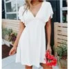 Solid Color Ruffle Sleeve V Neck Elastic Waist Backless Wholesale Casual Dresses SD203761 1 Solid Color Ruffle Sleeve V Neck Elastic Waist Backless Wholesale Casual Dresses SD203761 -DivaLook Shop 910427d8 2a56 419e a4fa 7351dfe97ea2 2f2c244a01ff68e1796bd33a41c831e6