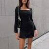 Long Sleeve Right-Angle Shoulders Fashion Slim Fit Sexy Bodycon Dress Wholesale Dresses SDN538617 -DivaLook Shop 979f0abb 64bd 4162 959c d5f4765c7830 4653803554b1cd92070e2ce55e7cd1e3