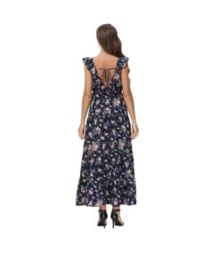 Sexy V-Neck Frill Sleeve Vacation Floral Dress Wholesale Maxi Dresses SDN535206 -DivaLook Shop 9a24bb9b 7bc8 4773 847d c99cd1c0d142 16dd425b3aad4f6e27f0bd0d195ee65c