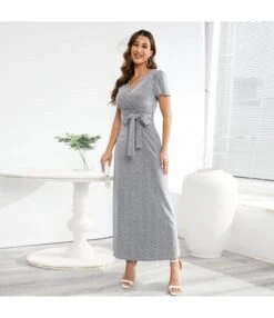 V-Neck Open Back Slim Fit Party Shiny Bright Lace-Up Waist A-Line Dress Wholesale Maxi Dresses N5323030300054 -DivaLook Shop O1CN010ousS71wQMoxpQBSO 2455536302 0 cib 5