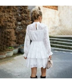 Jacquard Temperament Elegant Round Neck Long-Sleeved Dress Wholesale Dresses N4623071700111 -DivaLook Shop O1CN011VgR4l1ND4ojL2GKj 2425141535 0 cib