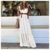 V-Neck Lace Pleated Sleeveless Flowy Dress Wholesale Dresses N462303280017224 -DivaLook Shop O1CN017ZKRAl2HGO1JB6sdE 2212450069123 0 cib 6