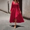 Sexy Long-Sleeved V-Neck Waist Slimming Big Hem Dresses Wholesale Dresses N5923080800014 2 Sexy Long-Sleeved V-Neck Waist Slimming Big Hem Dresses Wholesale Dresses N5923080800014 -DivaLook Shop O1CN01FFr6A31ND4pOujito 2425141535 0 cib 4