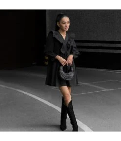 Temperament Long Sleeve High Waist A- Line Ruffled Black Dress Wholesale Dresses N5323021500005 -DivaLook Shop O1CN01GmEAU62GztqA1xheu 2212501819087 0 cib