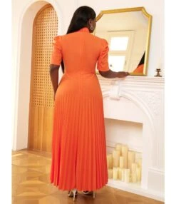 Suit Collar Business Commuting Pleated Puff Sleeve Dress Wholesale Dresses N4623050600023 -DivaLook Shop O1CN01HWYLvy1TGBALFoKm1 2206882922354 0 cib