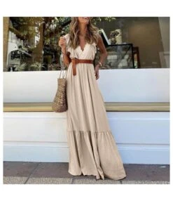 V-Neck Lace Pleated Sleeveless Flowy Dress Wholesale Dresses N462303280017224 -DivaLook Shop O1CN01LIxP3V2HGO1FV3Uk7 2212450069123 0 cib 6