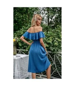Loose Ruffled Simple Solid Color One-Shoulder Dress Wholesale Dresses N4623040100030 -DivaLook Shop O1CN01TDdxpb1il45WmcyzO 1927214452 0 cib