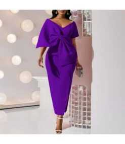 Sexy Big Bowknot Split Gown Wrap Hip Dress Wholesale Dresses N5923080800092 -DivaLook Shop O1CN01VMuBNR26UcgzbP4R7 4225457665 0 cib 6