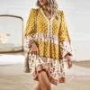 Bohemian Print Long Sleeve V-Neck A-Line Dress Wholesale Dresses -DivaLook Shop O1CN01YH8GGh1ND4nr3ykjL 2425141535 0 cib 4