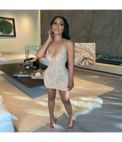 Nightclub Sexy Hot Drill Suspender Dress Wholesale Dresses V5923031800122 -DivaLook Shop O1CN01d3tE8b1ESLRBg05on 2845100350 0 cib 5