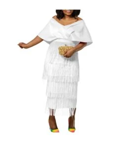 Fashion V-Neck Strapless Tassel Party Dress Wholesale Dresses V5923050300077 -DivaLook Shop O1CN01dHfG9I1qrUbO50bKP 4225535549 0 cib