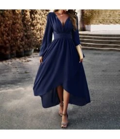 Sexy Long-Sleeved V-Neck Waist Slimming Big Hem Dresses Wholesale Dresses N5923080800014 -DivaLook Shop O1CN01ovw6Gh1ND4pLBLlBU 2425141535 0 cib 4