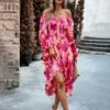 Pleated Wood Ear Side Printed One Word Collar Square Neck Dress Wholesale Dresses N4623071700096 1 Pleated Wood Ear Side Printed One Word Collar Square Neck Dress Wholesale Dresses N4623071700096 -DivaLook Shop O1CN01r587uW1ND4ocJXNdG 2425141535 0 cib 4